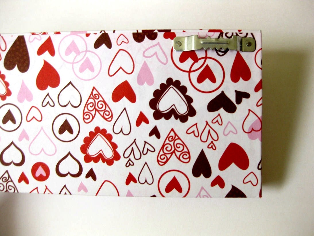 Heart Necklace Holder Valentines Day Key Rack Red and Pink - Etsy