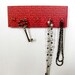 Love Key Rack Love Jewelry Holder Valentines Day Red and Black - Etsy