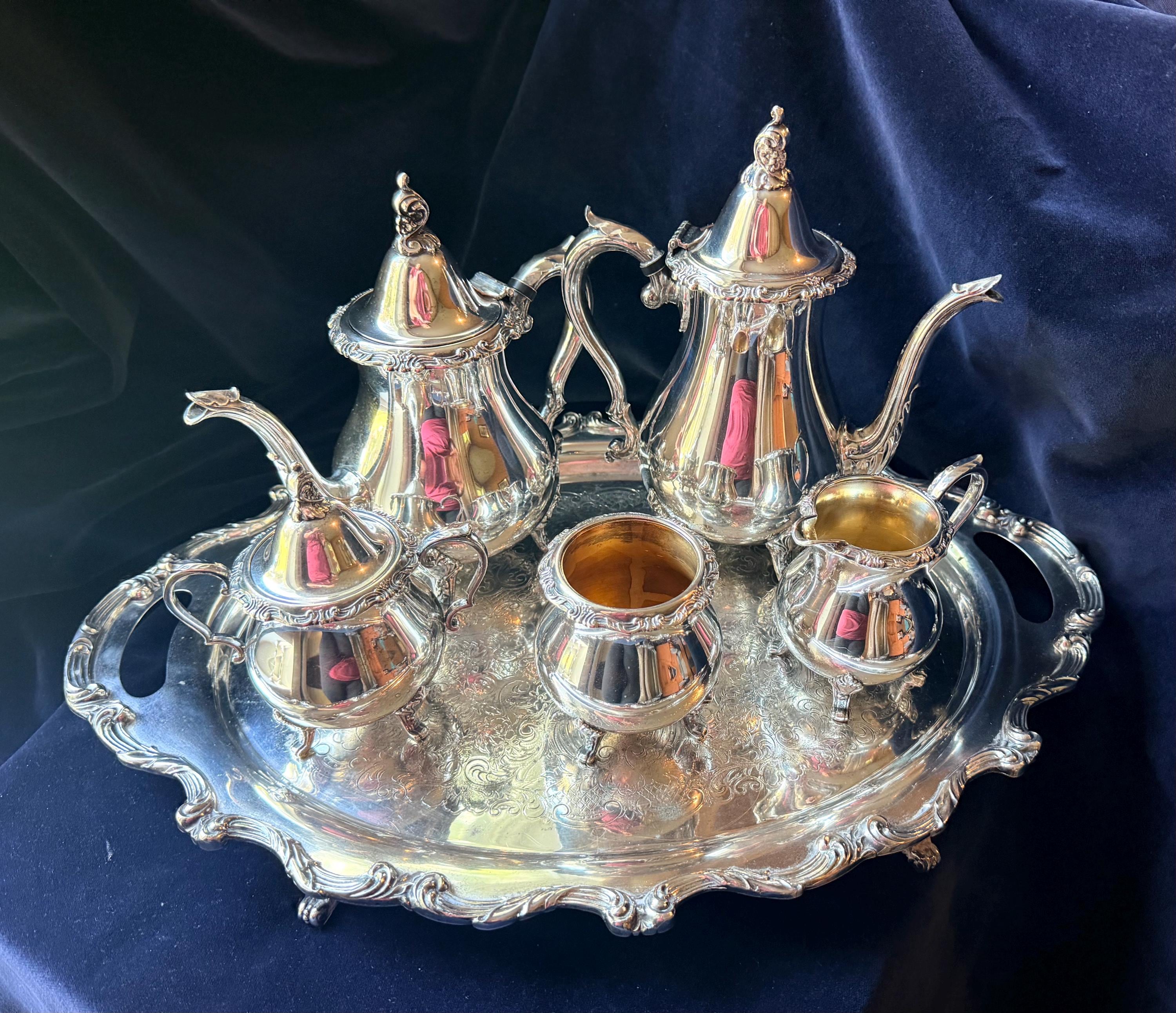 Wallace Silver Tea Set - Etsy