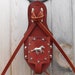 Running Horse Leather Drink Holder -Handmade