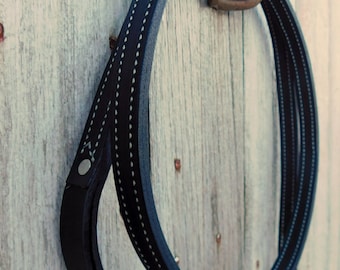 Custom Bridle Leather Dog Leash