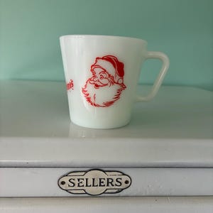 Rare Vintage Santa Mug - Etsy