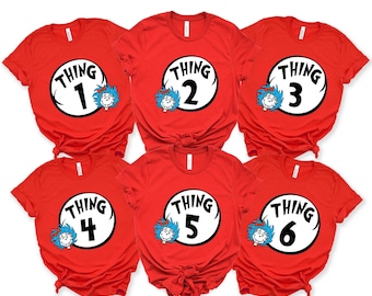 Personalized Thing T-Shirt: Custom Family Matching Tops