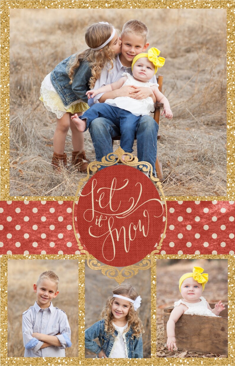 Glitter christmas cards foil christmas cards red glitter etsy
