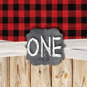 Buffalo Plaid Print Birthday Invitation Lumberjack First | Etsy