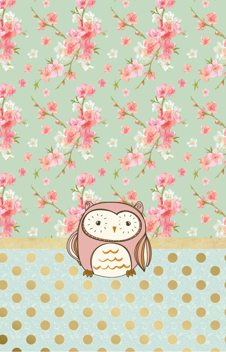 Gold and Pink Shabby Chic First Birthday First Birthday Invitation Owl Invitations Baby/'s First Birthday Owl First Birthday Invitations