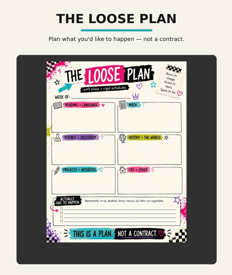 Flexible Homeschool Planner Attendance Tracker Schedule Template flexible-homeschool-planner-attendance-tracker-schedule-template