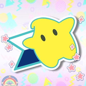 Mario Kart World Spiel Aufkleber LumaTours