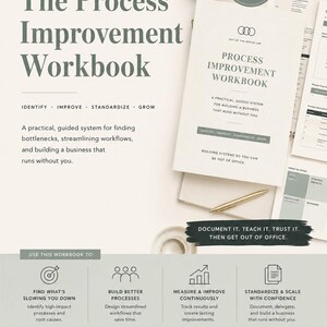 Werkboek voor procesverbetering | Sjabloon voor bedrijfsworkflows en -processen