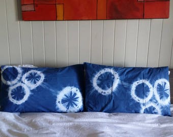 Set of 2 Ne-Maki Shibori Pillowcases