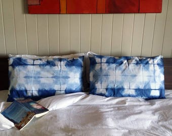 Set of 2 Itajime Shibori Pillowcases