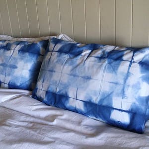 Set of 2 Itajime Shibori Pillowcases image 5