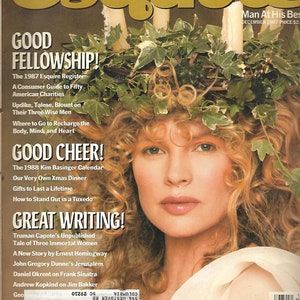 Three vintage 1987 issues of ESQUIRE Magazine