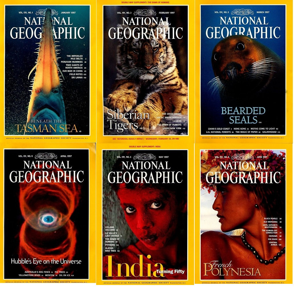 1995-1999 Bundles of National Geographic. - Etsy
