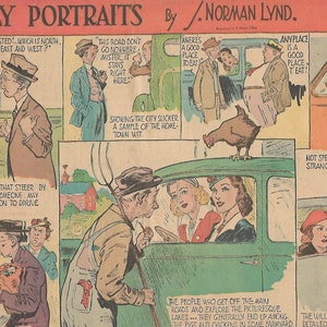 Clippings of J. Normal Lynd&#39;s &quot;Family Portraits&quot; from 1939-1942
