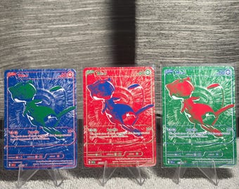 Rgb Mew - Pokemon 30th Anniversary- NON HOLO PROXY Card