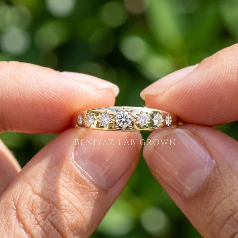 Starburst Ring, Celestial Star Band
