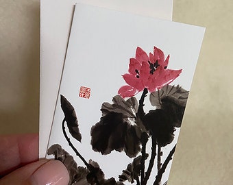 Gift Card:  "Lotus Plant"