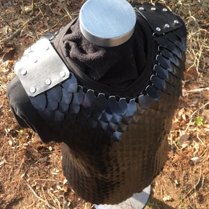 Black Scalemail Armor - Etsy