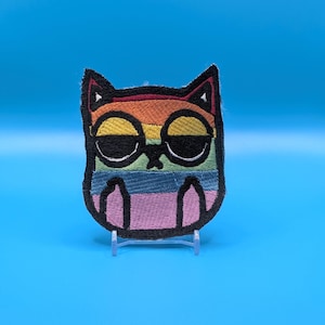 Rainbowcat LGBTQ Aufnäher/Patch
