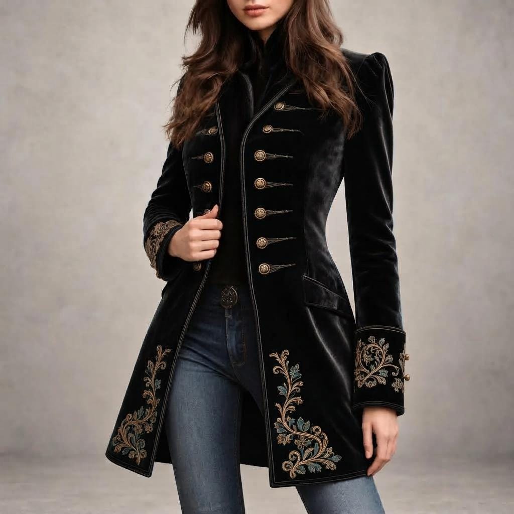 Embroidered Trench - Etsy