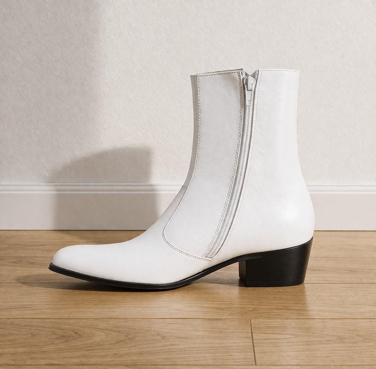 White Elvis Boots - Etsy
