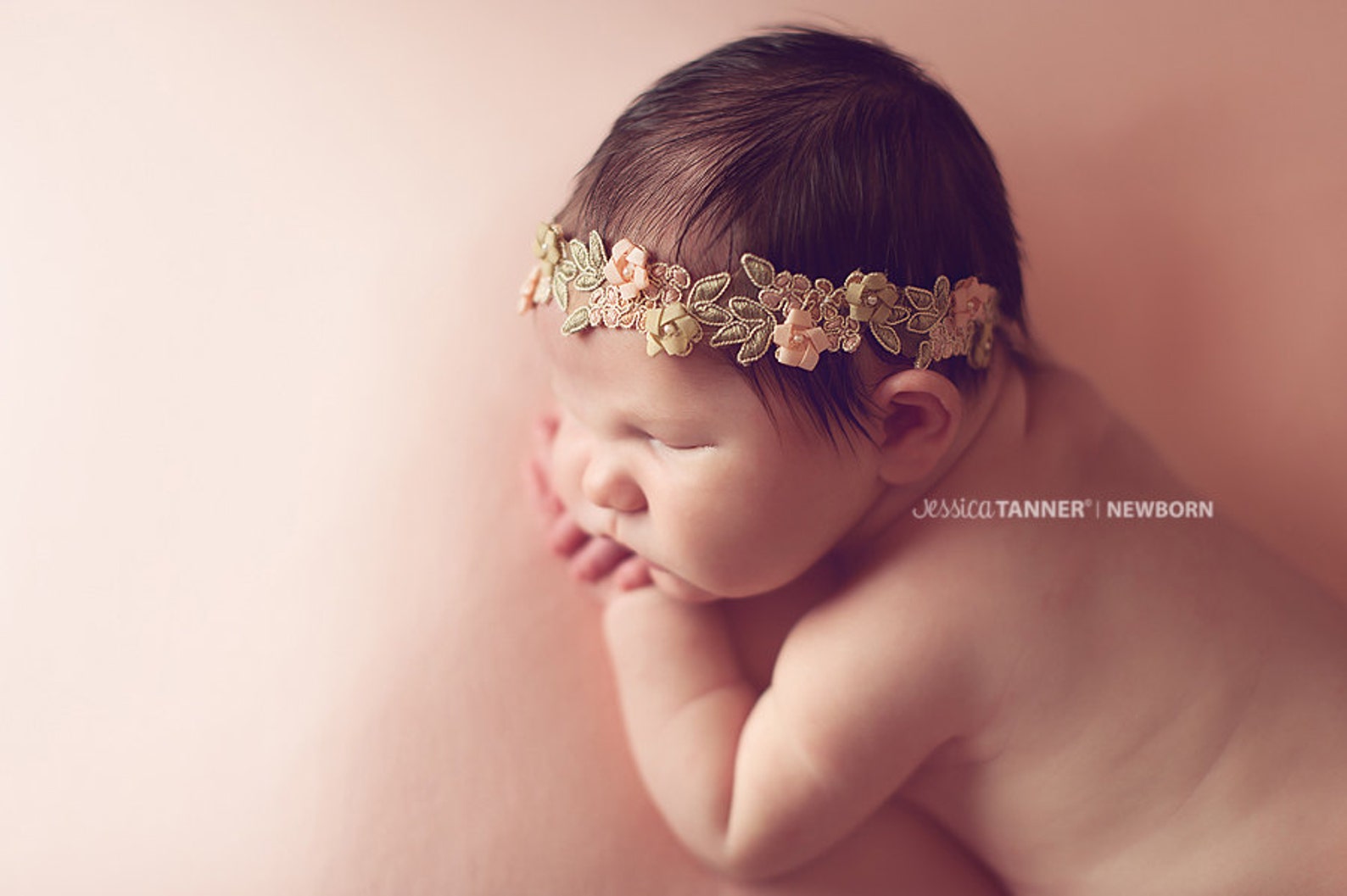 Newborn Headband Newborn Photo Prop Embellished Embroidery Etsy