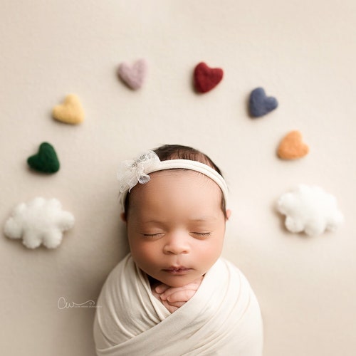 Newborn Ruffle Stretch Wrap Newborn Photo Prop Baby Ruffle Etsy