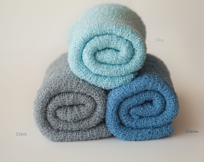 Newborn Knit Stretch Wrap Newborn Photo Prop Baby Stretch Etsy