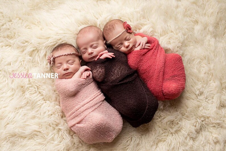Newborn Knit Stretch Wrap Newborn Photo Prop Baby Stretch Etsy