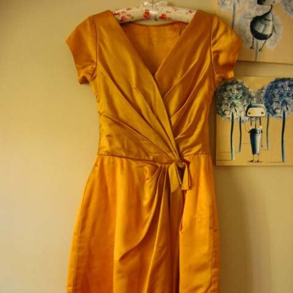 Mustard Yellow Dress - Etsy
