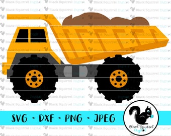 Dump Truck Svg Etsy