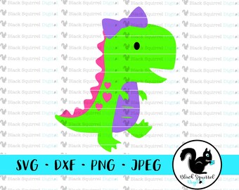 Download Girl Dinosaur Svg Etsy