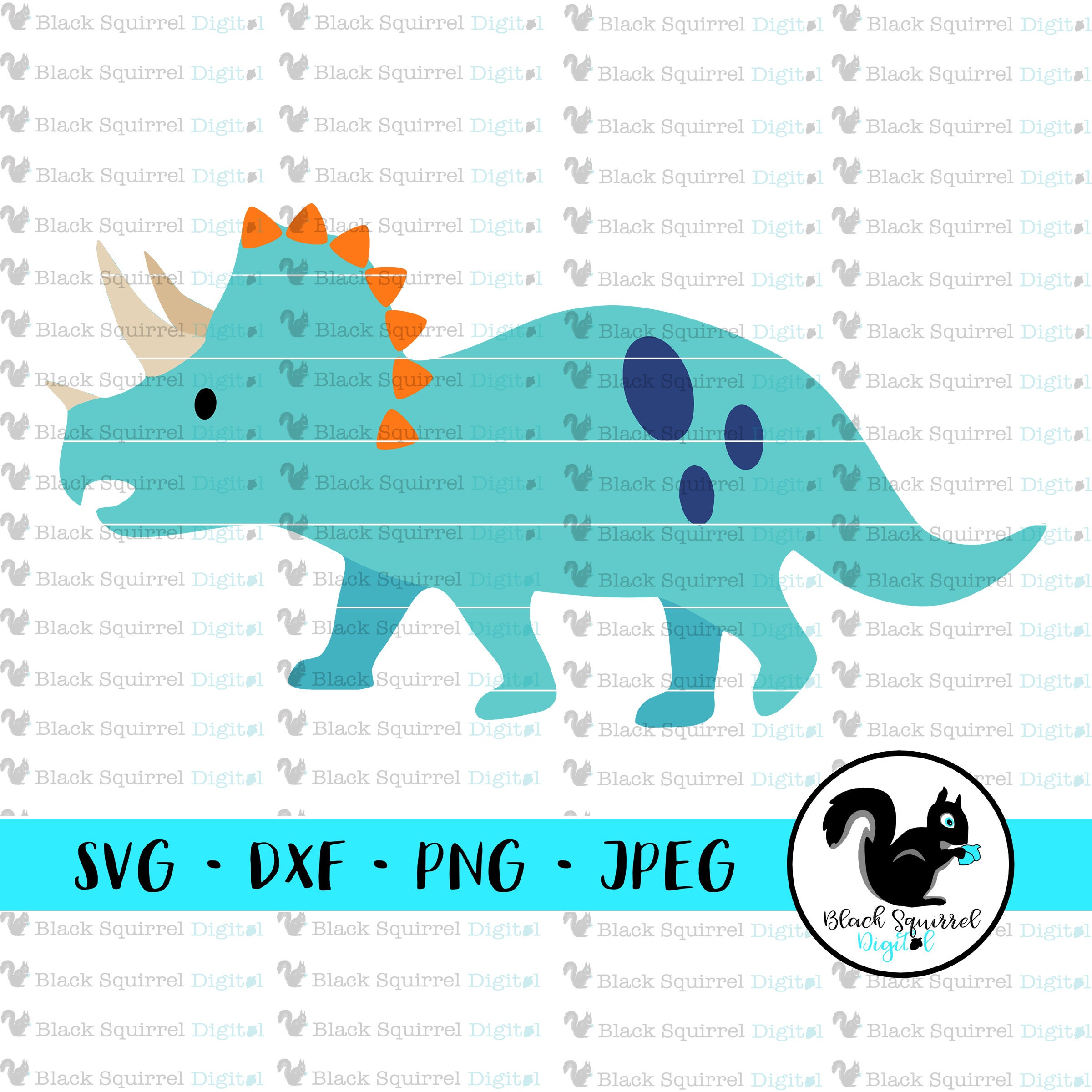Download Triceratops Cut File Dinosaur Svg Jurassic Park Birthday Etsy