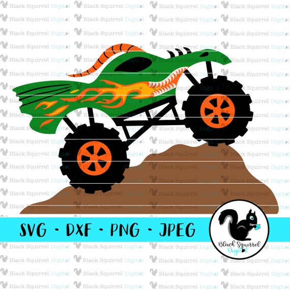 Monster Truck Stencil