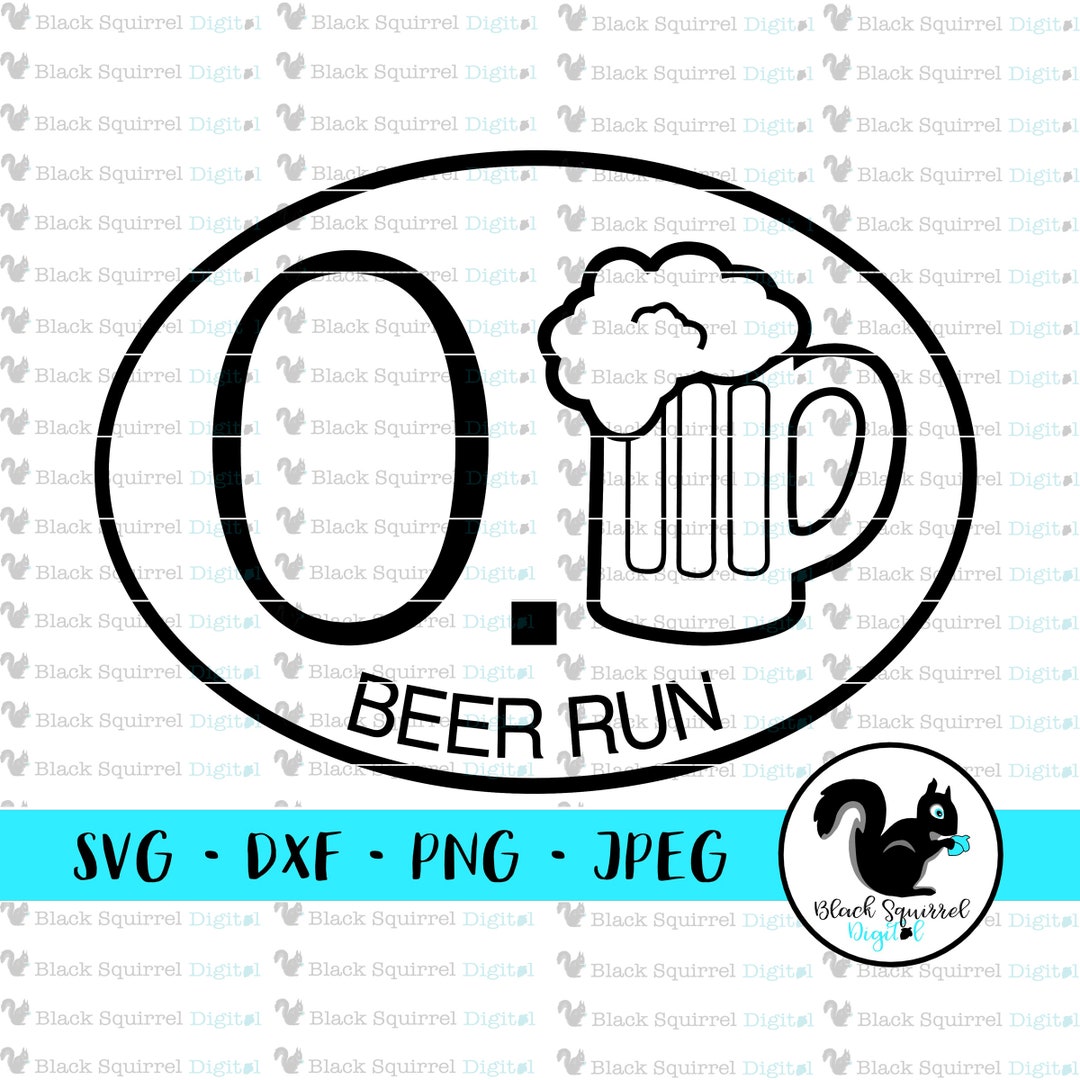 Beer Run SVG, Marathon Runner Clipart (print and Cut File) - Etsy