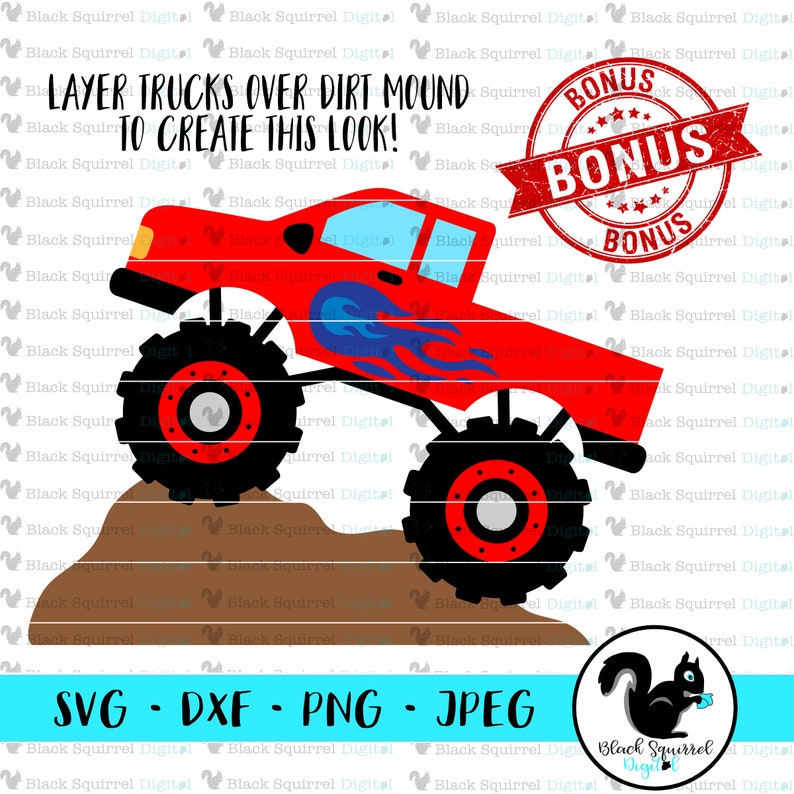 Download Monster Truck SVG Big Truck Motor Madness Truck Jam Big | Etsy