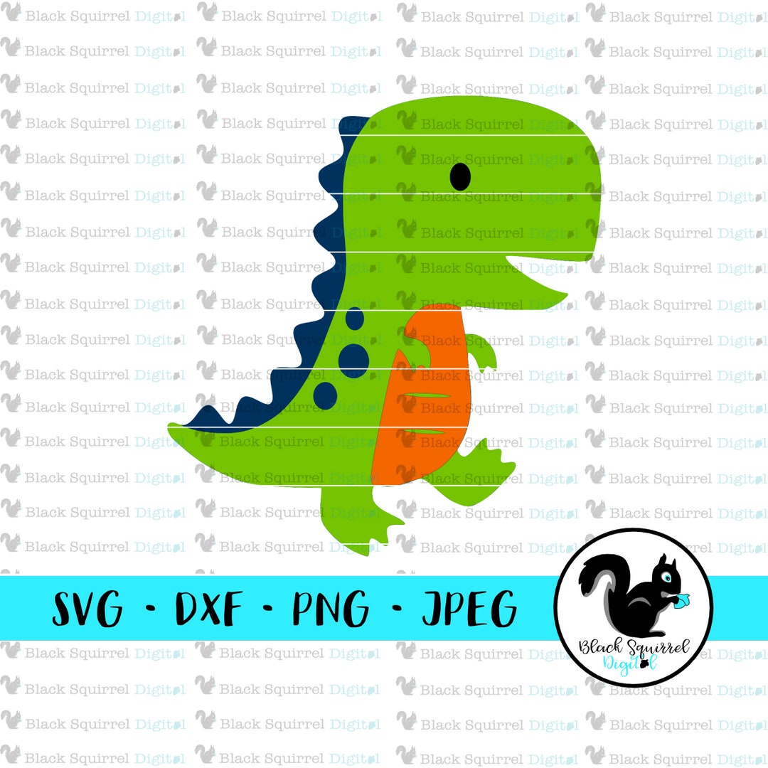 T-rex Cut File, Dinosaur SVG, Dino Clipart, Dino Fossil Birthday Party