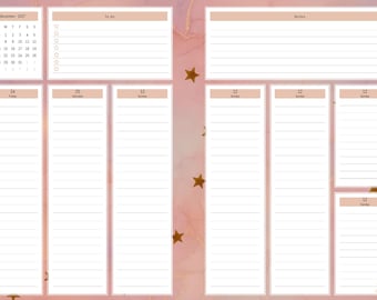 GoodNotes Agenda 2027 Roze | Digitale Planner 2027 | iPad Planner | Printable Agenda | PDF Planner | 148 Pagina's