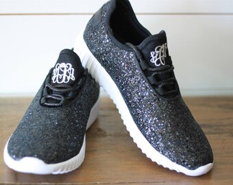 glitter tennis shoes womens