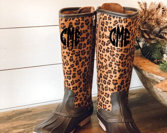 Wide calf tall duck boots Clearance