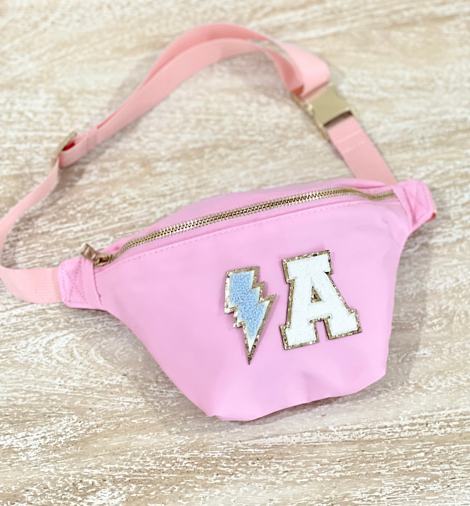 Travel Fanny Pack Bag With Custom Chenille Letter Patches Etsy travel-fanny-pack-bag-with-custom-chenille-letter-patches-etsy