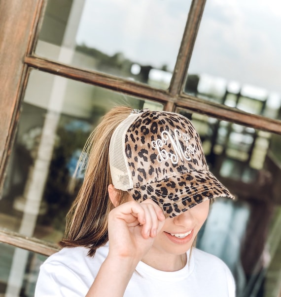 Distressed ponytail baseball cap new arrivals