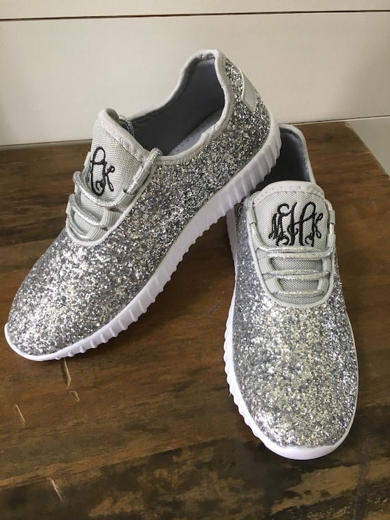 women's glitter tennis shoes