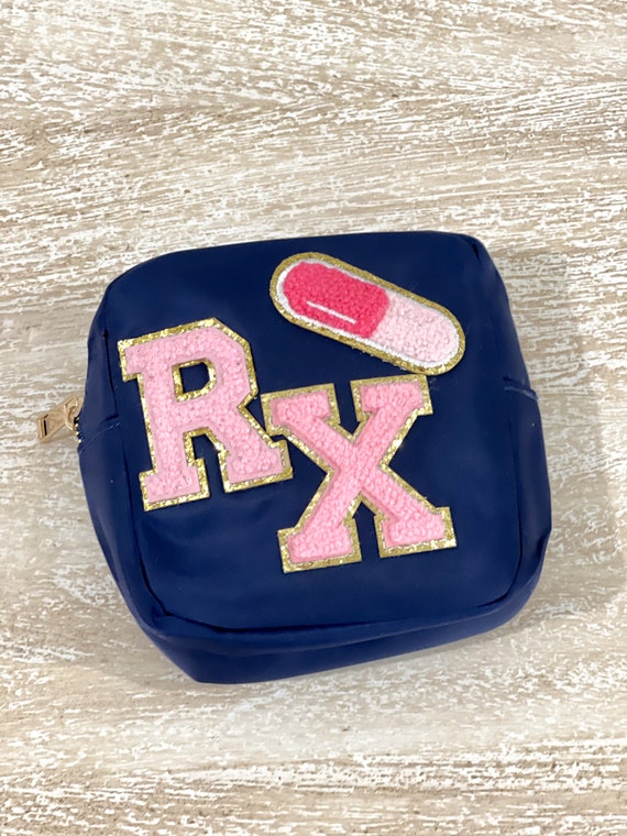 Small nylon shop bag with zipper