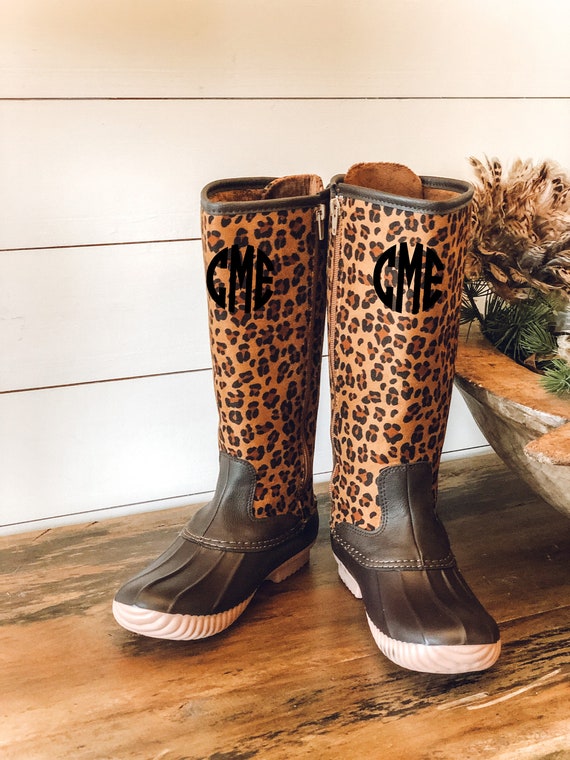 tall lace up duck boots