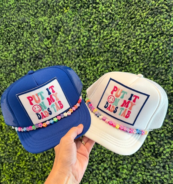 Put It on My Dads Tab Hat - Custom Colors - Foam Vintage  display picture 3