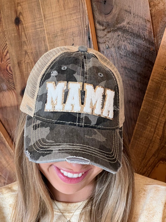 MAMA Chenille Patch Baseball Cap s-l400.jpg main image 2