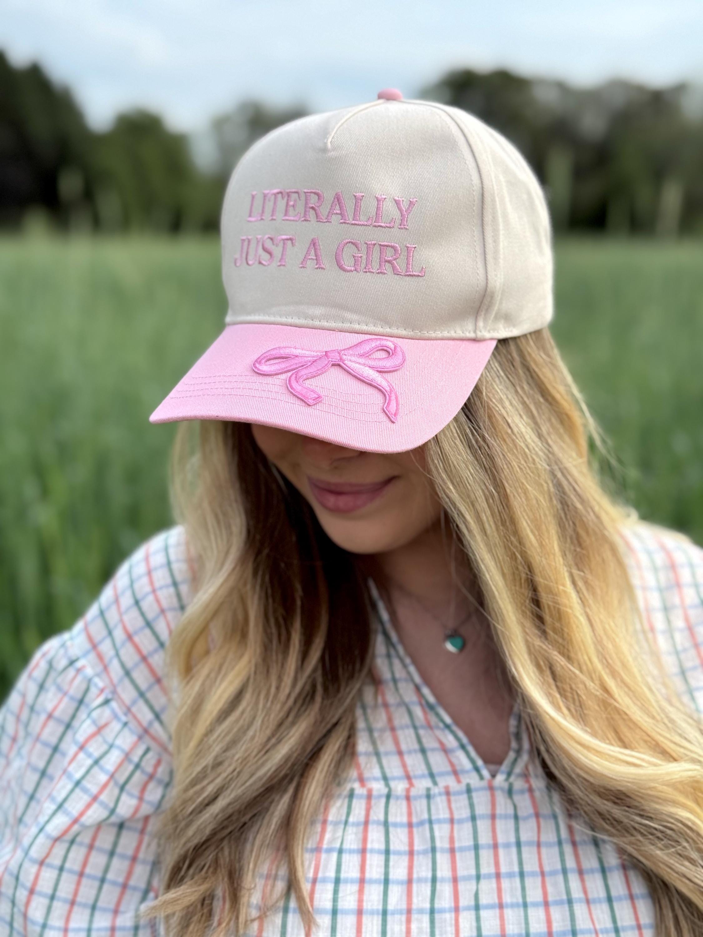 AES Super Mean Girl Embroidered Baseball Cap - Pink, Adjustable Strap, One Size Fits Most - View #3