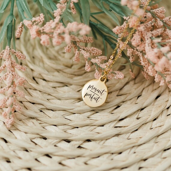 Present Over Perfect Inspirational Jewelry Meaningful Jewelry